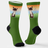 Sly Cat Socken (Gewinkelt)