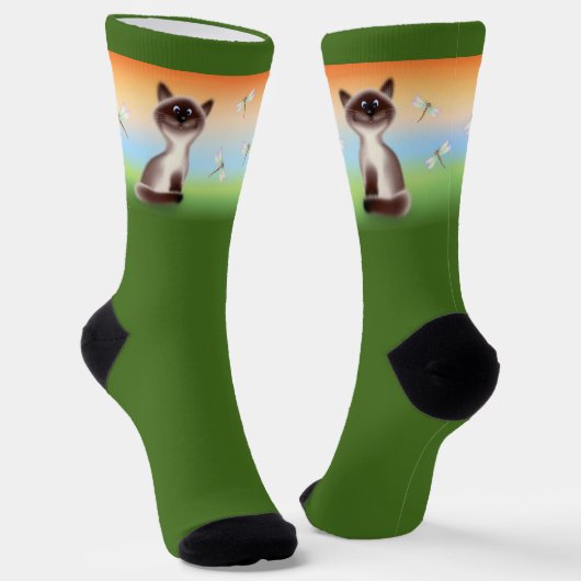 Sly Cat Socken (Gewinkelt)
