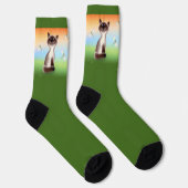Sly Cat Socken (Rechts)