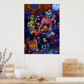 Sly Cooper und der Thievius Raccoonus Poster (Küche)