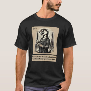 Sly Deals: Der verrückte Weasel-Politiker T-Shirt
