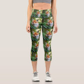 "Sly: Der Fuchs im Schatten" Capri Leggings (Vorderseite)