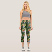 "Sly: Der Fuchs im Schatten" Capri Leggings (Vorderseite)