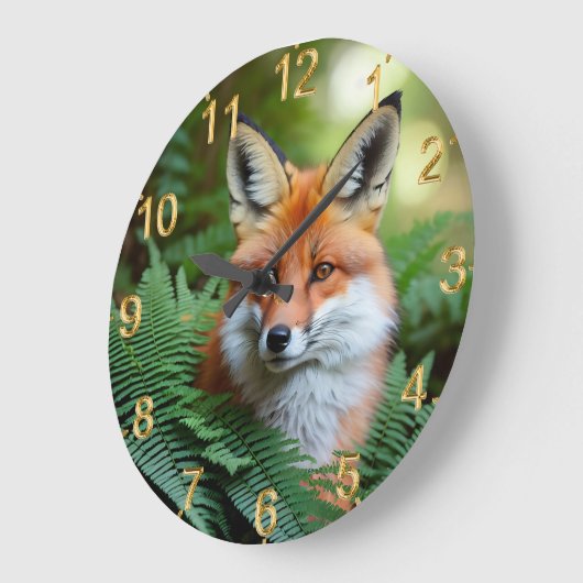 "Sly: Der Fuchs im Schatten" Große Wanduhr (Winkel)