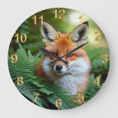 "Sly: Der Fuchs im Schatten" Große Wanduhr (Vorderseite)