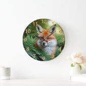 "Sly: Der Fuchs im Schatten" Große Wanduhr (Zuhause)