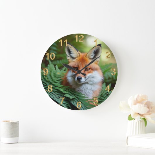 "Sly: Der Fuchs im Schatten" Große Wanduhr (Zuhause)