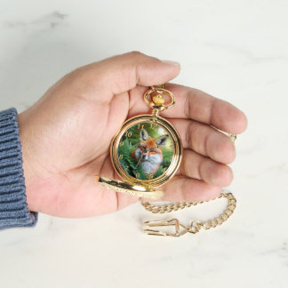 "Sly: Der Fuchs in den Schatten" Taschenuhr Armbanduhr