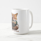 Sly Emerald Fox Toast T-Shirt Kaffeetasse (VorderseiteRechts)