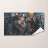 Sly fox Detektiv in noir Einstellung Handtuch (Handtuch)