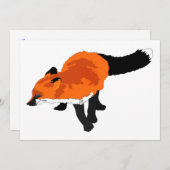 Sly Fox Einladung (Vorne/Hinten)