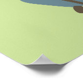 Sly Fox Kinderzimmer Art Poster (Ecke)