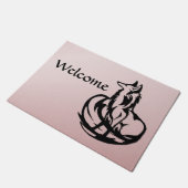 Sly Fox Welcome Fußmatte (Schrägansicht)