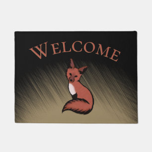 Sly Foxy Fox willkommen Fußmatte