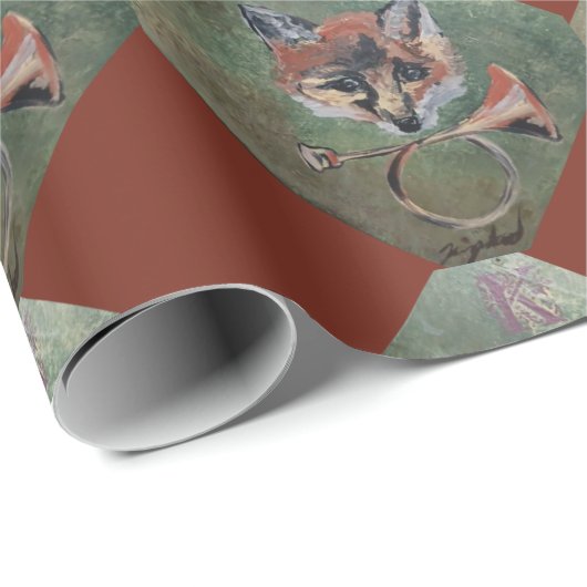 Sly Mr Fox Geschenkpapier (Rolleneckpunkt)