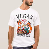 Sly Old Fox Stole Foxy Ladys Heart Roulette Vegas T-Shirt (Vorderseite)