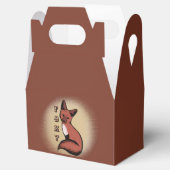 Sly Red Foxy Fox Geschenkschachtel (Geöffnet)