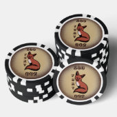 Sly Red Foxy Fox Pokerchips (Stapel)