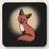 Sly Red Foxy Fox Untersetzer (Vorderseite)