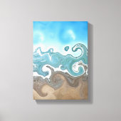 Sly Waves and Sand Leinwanddruck (Vorderseite)