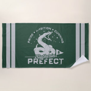 Slytherin™-Abzeichen für Präfekten Strandtuch