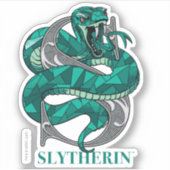 SLYTHERIN™ Crosshatched Emblem Aufkleber (Vorderseite)