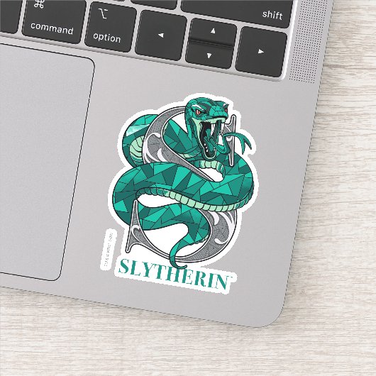 SLYTHERIN™ Crosshatched Emblem Aufkleber (Detail)