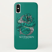 SLYTHERIN™ Crosshatched Emblem Case-Mate iPhone Hülle (Rückseite)