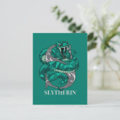 SLYTHERIN™ Crosshatched Emblem Einladungspostkarte (Stehend Vorderseite)