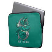 SLYTHERIN™ Crosshatched Emblem Laptopschutzhülle (Vorderseite Links)