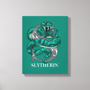 SLYTHERIN™ Crosshatched Emblem Leinwanddruck