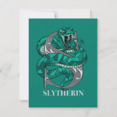 SLYTHERIN™ Crosshatched Emblem Mitteilungskarte (Vorderseite)