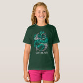 SLYTHERIN™ Crosshatched Emblem T-Shirt (Vorne ganz)