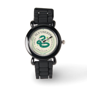 SLYTHERIN™ Green Snake House Pride Abzeichen Armbanduhr