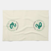SLYTHERIN™ Green Snake House Pride Abzeichen Geschirrtuch (Horizontal)