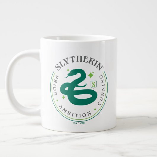 SLYTHERIN™ Green Snake House Pride Abzeichen Jumbo-Tasse (Links)