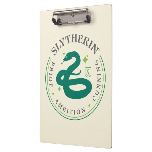 SLYTHERIN™ Green Snake House Pride Abzeichen Klemmbrett (Links)