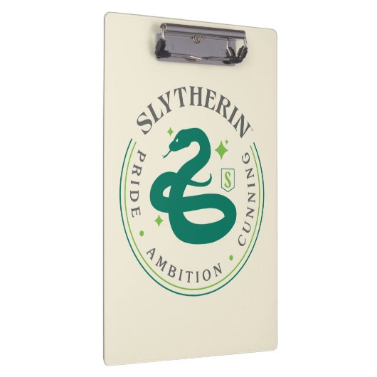 SLYTHERIN™ Green Snake House Pride Abzeichen Klemmbrett (Rechts)
