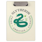 SLYTHERIN™ Green Snake House Pride Abzeichen Klemmbrett (Vorderseite)