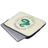 SLYTHERIN™ Green Snake House Pride Abzeichen Laptopschutzhülle (Vorne Knopf)