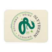 SLYTHERIN™ Green Snake House Pride Abzeichen Magnet (Horizontal)