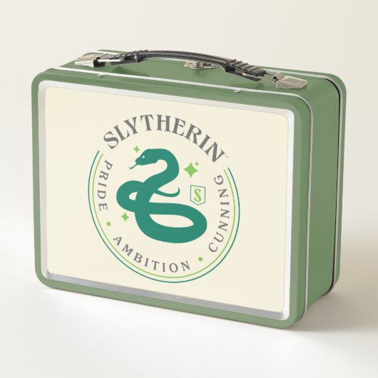 SLYTHERIN™ Green Snake House Pride Abzeichen Metall Brotdose (Rückseite)