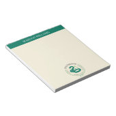 SLYTHERIN™ Green Snake House Pride Abzeichen Notizblock (angewinkelt)