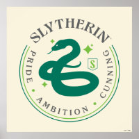 SLYTHERIN™ Green Snake House Pride Abzeichen