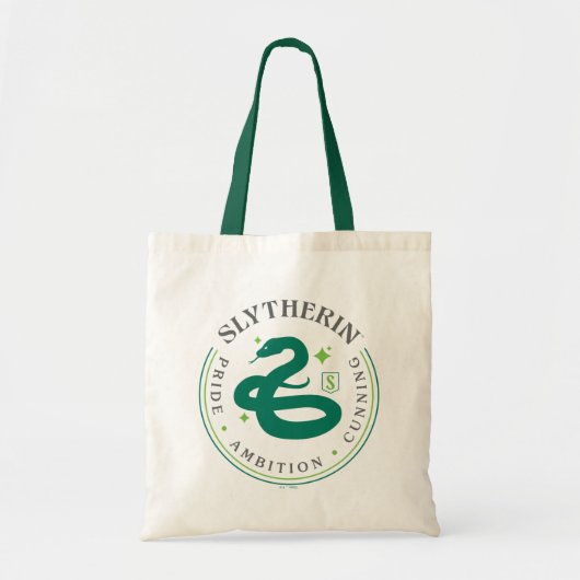 SLYTHERIN™ Green Snake House Pride Abzeichen Tragetasche (Vorne)