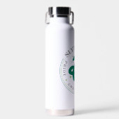 SLYTHERIN™ Green Snake House Pride Abzeichen Trinkflasche (Vorne)