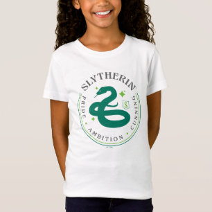 SLYTHERIN™ Grünes Schlangen-Haus Stolz Abzeichen T-Shirt