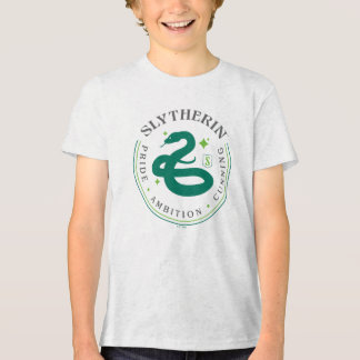 SLYTHERIN™ Grünes Schlangen-Haus-Stolz-Abzeichen Tri-Blend Shirt