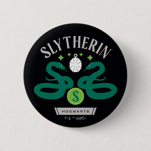 SLYTHERIN™ Haus Doppel-Schlangen-Anhänger Grafik Button