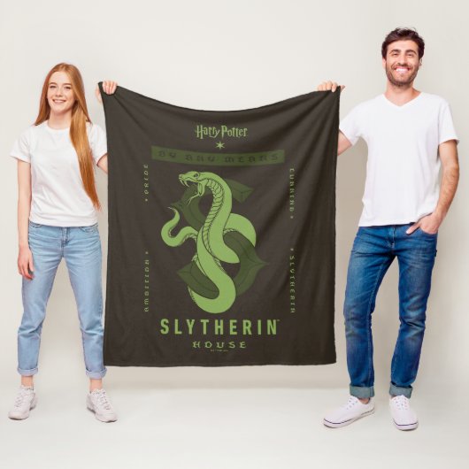 SLYTHERIN™ House auf jeden Fall Fleecedecke (Beispiel)